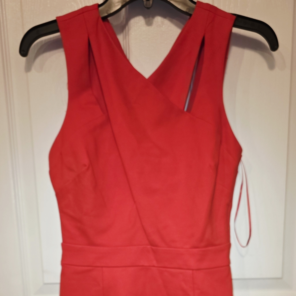 Adelyn Rae Red Criss-cross Strap Dress NWT size 0